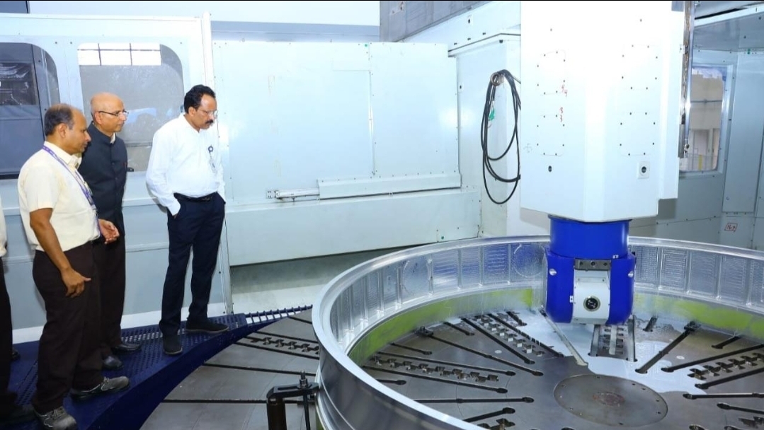 HAL's Advanced rocket structure manufacturing facility. This facility can make rocket bodies of greater diameters.
